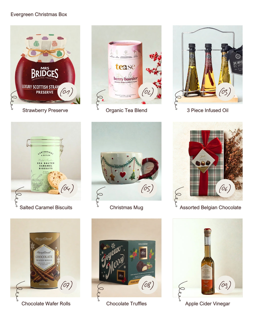 Evergreen Christmas Basket